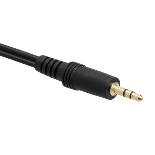 Cmple - [5 Pack 3.5mm Mini Plug to 2 RCA Jack Gold Plated Y Adapter, 3.5mm Male to 2 RCA Female Jack Stereo Audio Cable - color: 3.5mm M to 2 RCA F, size: 5 Pack