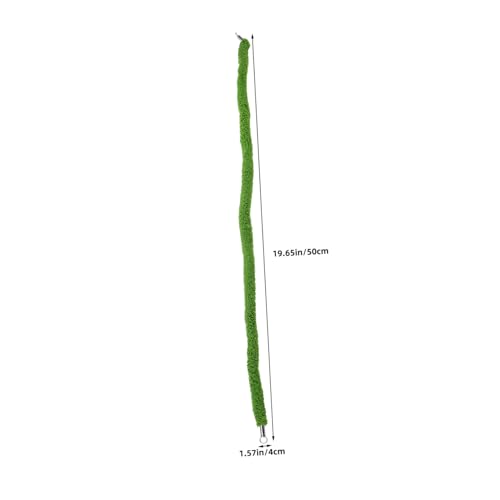 Abaodam Flexible Reptile Climbing Vines for Terrarium Tanks Bendable Artificial Vine Rope with Moss Texture Snake Tank Climbing Accessories for Jungle Scenery and Lizard Enclosures