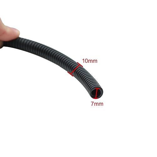 X AUTOHAUX 19.68ft Car Flexible No Pre-Split Wire Conduit Sleeve Inner - size: 6m