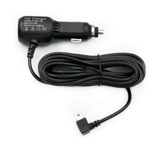 Dash Cam Power Cord, 11.5FT USB Mini-B Car Charger Supply Cable for Rexing V1 V1P Pro V5 V3, Byakov S6, Rove R2-4K Car Dashboard Camera