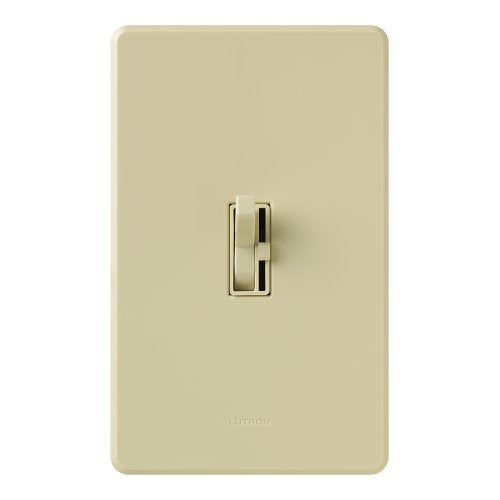 Lutron Toggler 1000-Watt Single-Pole Incandescent Dimmer Switch, AY-10P-IV, Ivory - color: Ivory