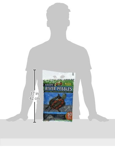 Zoo Med Aquatic River Pebbles for Turtle 10 lbs. - size: 9.9 Pound (Pack of 1)