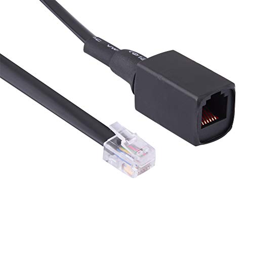 Microphone Extension Cable for 1.5M 6 Pin Removable Separation Handheld Mic Extension Cable Cord for Radio Talkie FT-7800R FT-8800R FT-7900R FT-8900R
