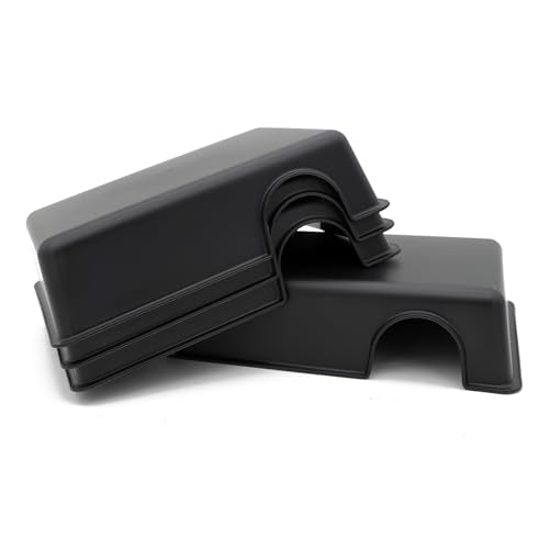 Reptile Hide Box Snake Hide Feel Secure and Safe, Gecko Hide (Black, Large 4 pcs) - size: Large 4 pcs
