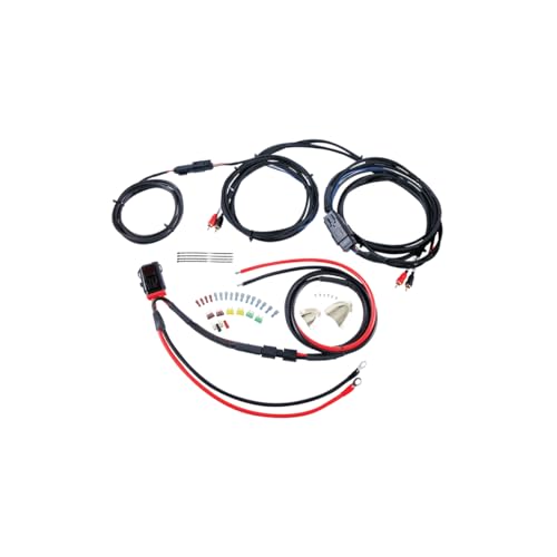 Diamond Audio MSHR2-2-Ch Audio Wiring Kit Replacement, Best Used for Motorcycle Specific, 8 Gauge Power and Ground Battery Connections - style: HR2