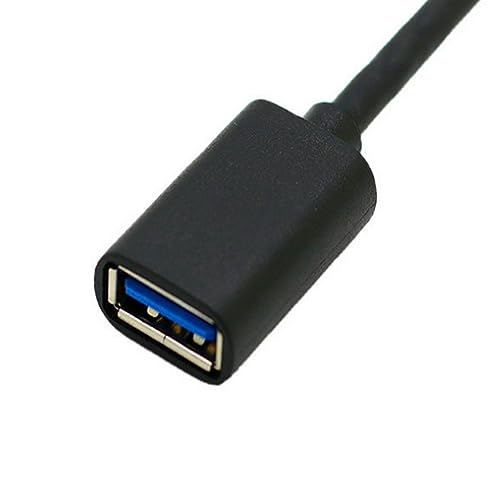ALINNA GRLRCR 90 Degree Right Angle USB 3.0 Extension Cable, Male to Female Extender Cord 30cm, Compatible with PlayStation, Xbox, VR, PS4, USB Hub, PC, Laptop, Tablet, MacBook, TV - style: Right Angle