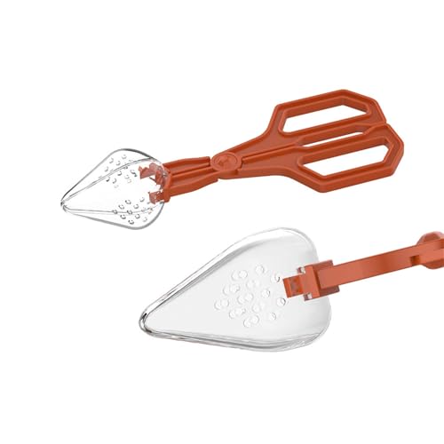 Reptiles Feeding Tongs,Clear Reptiles Feeding Tongs Gentle Creature Catcher Tool with Ergonomic Grip for Safe Handling Easy
