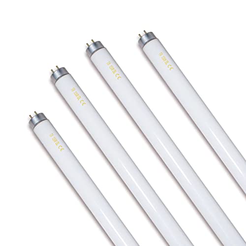 amgolibi 18 Inch 15 Watt U V/A Black Light Bulb F15T8/BL Replacement T8 BL Fluorescent Lamps for 30W Machine 350BL 365-nm Blue Light 4 Count - style: 4 Pack