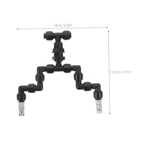 Kisangel Nozzle for Reptile Tanks Fine Mist Sprayer for Plants and Moss Easy Installation for and