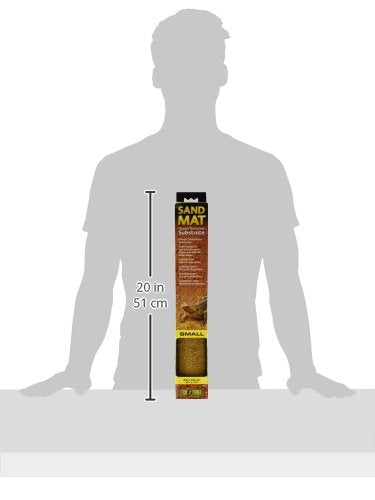 Exo Terra Exo Terra Sand Mat Small, Desert Terrarium Substrate, 43 X 43 Cm (17" X 17") - size: 17 x 17 Inches