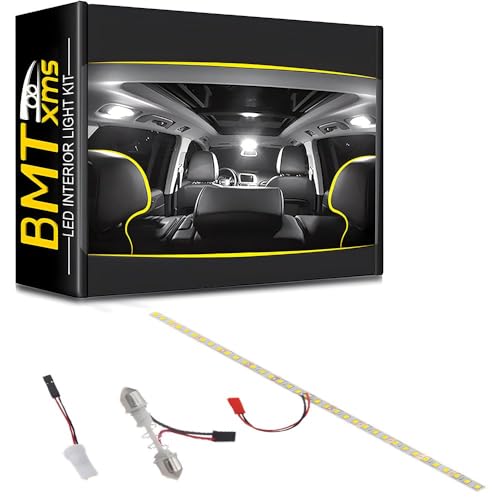 BMTxms LED Strip Light for Car Interior,40" 2835 SMD LED Trunk Light Super Bright White Universal Fit for Car Trunk Cargo Area - size: 40"/100cm-1pcs