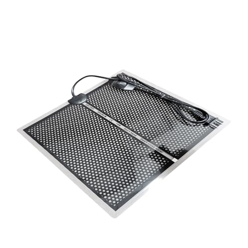 Reptile Heat Pad,15x14cm Electric Waterproof Under Tank Heater | Spider Snake Aquarium Heating Pad | for Pets, Small Animals, Seedling, Plants, Lizard, Frogs