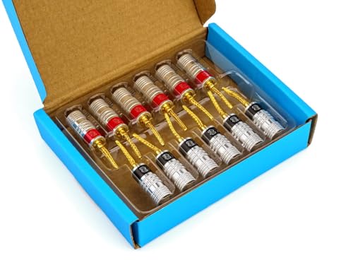 Sewell Silverback Flex Pin Banana Plugs for Spring Terminals, 12 Pairs - size: 12 Pairs