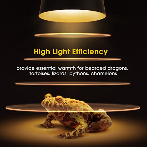 Briignite G9 Heat Lamp Bulbs for Reptile, Mini Reptile Light, Dimmable G9 Mini Heat Bulb Warm White 50W, 2 Pin Base UVA Reptile Heat Lamp, Bearded Dragon Gecko Turtle Lizard, 2 Pack - color: Cream, size: G9 Heat Bulb