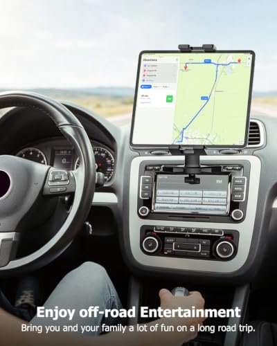CD Tablet Holder Height Adjustable, CD Slot Tablet Mount for Car