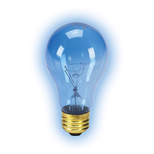Zilla 4 Pack of Day Blue Incandescent Bulbs, 50 Watts, Reptile Heat Lamp Bulbs