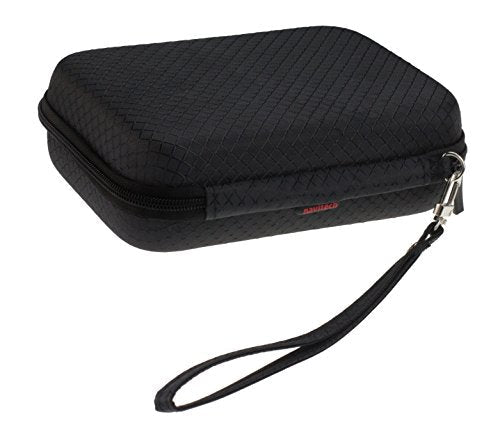 Navitech Car Dash Cam/Camera Carry Case/Bag Compatible with Transcend Drivepro 110 (Case Also fits with Windscreen Mount + Car Charger)