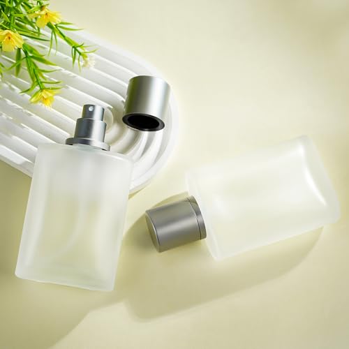 YU FENG Glass Perfume Bottles Empty Refillable Atomizer 2 Pack 100ml/3.4oz(Cylinder) - color: Style 3