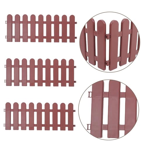 4pcs Outdoor Tortoise Enclosure: Pet Playpen Animal Barrier Fence Decorative Garden Fence Panel for Reptiles Pets Small Animals Outdoor Yard Landscape Patio
