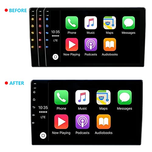 10.1 Inch Android Car Stereo Screen Protector, 9H HD Clear Tempered Glass - size: 10.1 Inch, style: HD