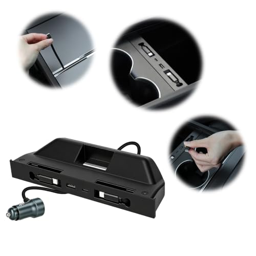 USB Hub for Tesla Model 3 Y Multi Port Charger Dock