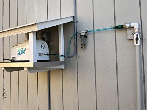 App Controlled High Pressure Misting Mister System Kit 1000 PSI Stainless Steel Tubing DIY Patio Greenhouse (100' w/ 50-008" Nozzles for Most Hot Climates, Stainless Steel) - style: 100' w/ 50- 008" Nozzles For Very Hot Dry Climates