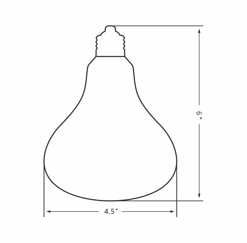 Sundew 160W Reptile Mercury Vapor Bulb, 120V E26 Base, Clear Glass UVA/UVB Basking Spot Lamp, R36 (115mm) - color: Clear