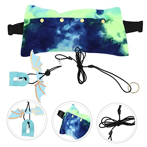UKCOCO Adjustable Lizard Sling Carrier Bag with Leash for Outdoor Travel Portable Lightweight Reptile Carrying Bag Wide Shoulder Strap for Comfortable Pet Walking Suitable for Small