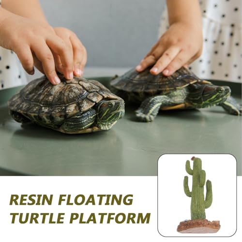 VALICLUD Artificial Cactus for Terrarium, Fake Plants for Reptile Habitat Decor, Desert Style Plastic Reptile Tank Accessories for Bearded Dragon, Turtle, Snake, Lizard