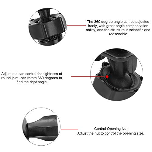 Zunate 2Pcs Car Rearview Mirror Camera Mount Holder