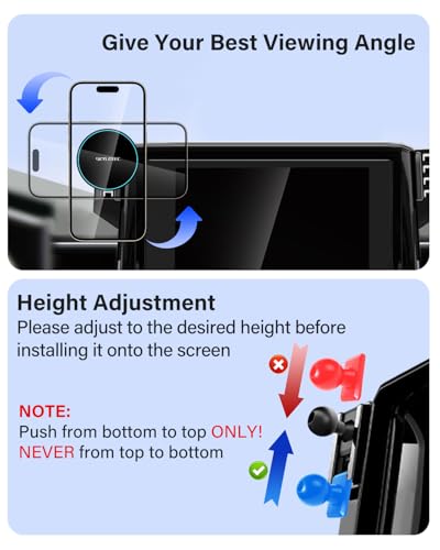 SKYLOTEC 15W Magnetic Charger Phone Holder for Mercedes-Benz GLC 2020-2022