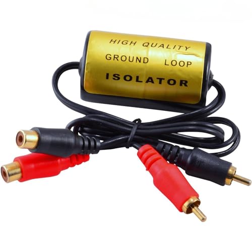 RCA Audio Noise Filter Suppressor for Car Audio Signals Eliminate Noise