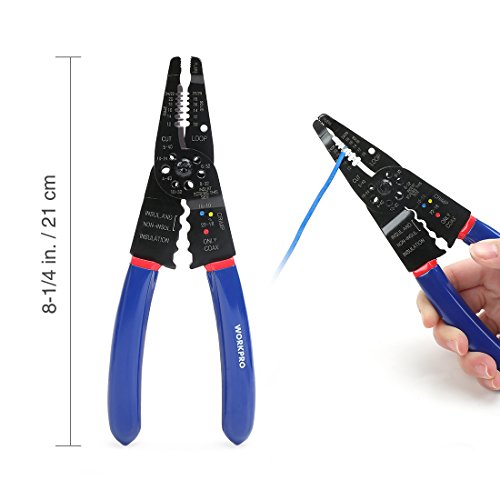 WORKPRO Crimping Tool Kit with 582PCS Heat Shrink Wire Connectors