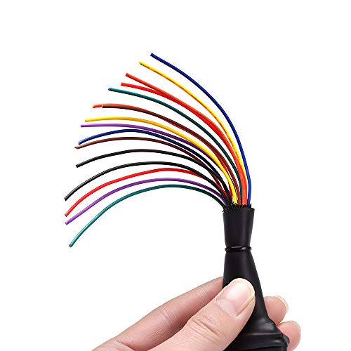 bbfly-B6 OBD2 Splitter OBDII Extension Cable Adapter (1FT/30CM) (5Pack) - size: 5Pack