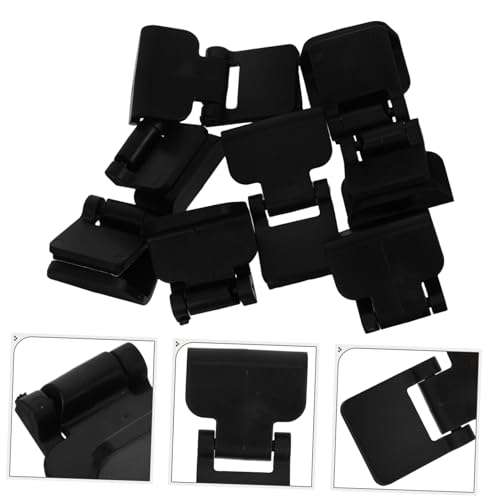 8pcs Escape Clips for Aquarium Terrarium Durable Locking Buckle for Turtle Tanks Fish Tanks Reptile Cages Easy to Use Secure Design for Amphibian Tropical Setups