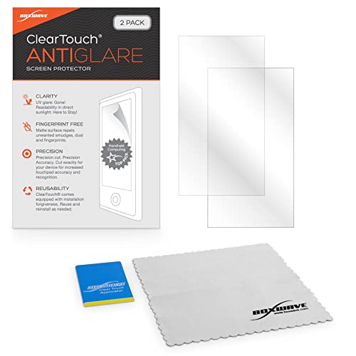 BoxWave Screen Protector Compatible with Kenwood DMX7709S - ClearTouch Anti-Glare (2-Pack), Anti-Fingerprint Matte Film Skin