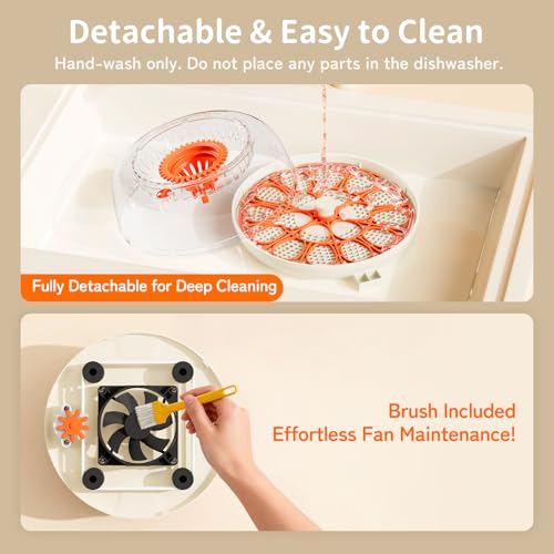 APDOE Egg Incubators for Hatching Eggs, Temperature and Humidity Control, Automatic Egg Turning, Egg Candler, External Water Bottle, Air Vent, for Chicken, Duck & Quail Eggs, 18 Eggs - size: 18 Eggs