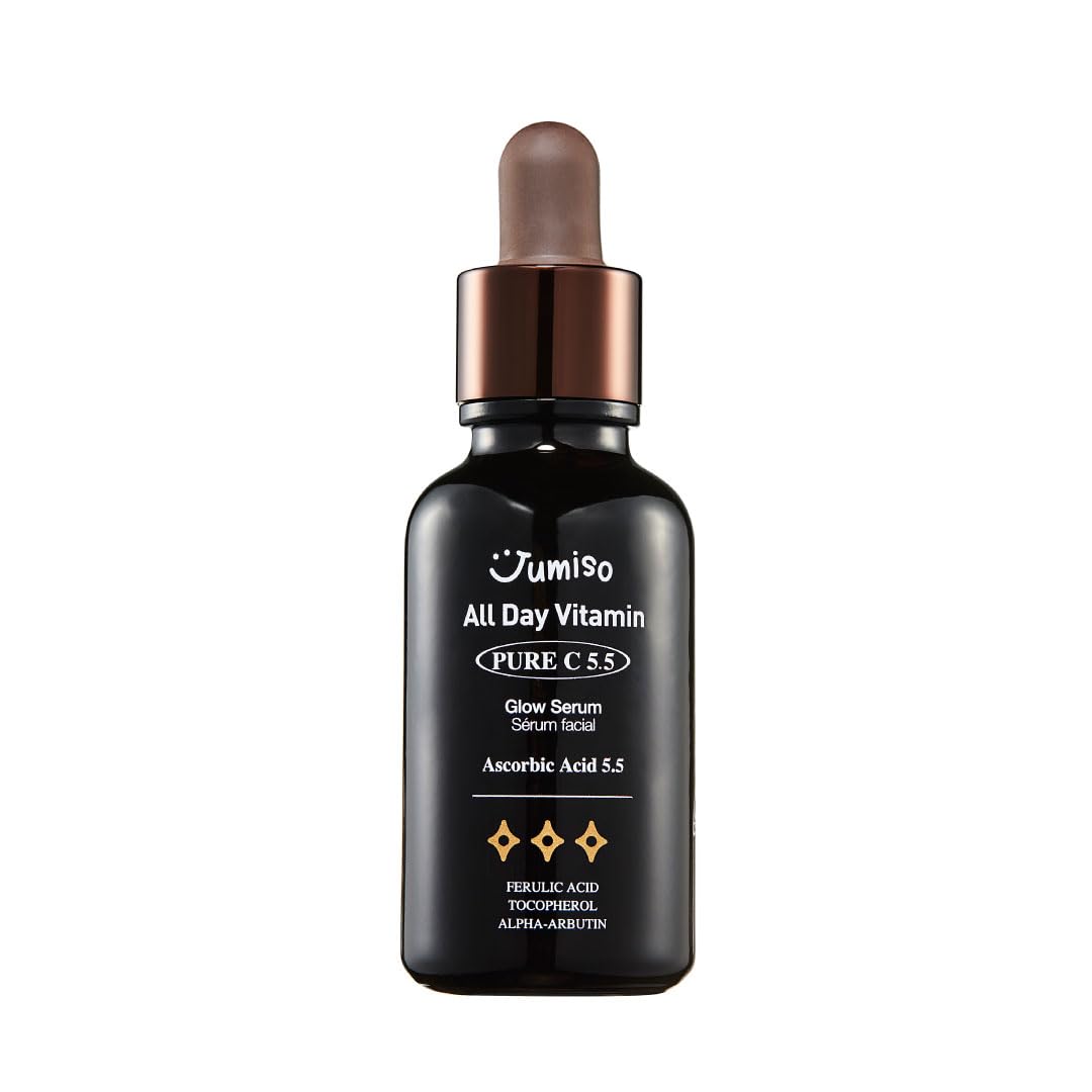 All Day Pure C 5.5 Glow Serum 30ml | Aronia Fruit Extract | Pure Vitamin C (L-Ascorbic Acid) with Alpha-Arbutin&Ascorbyl Glucosi