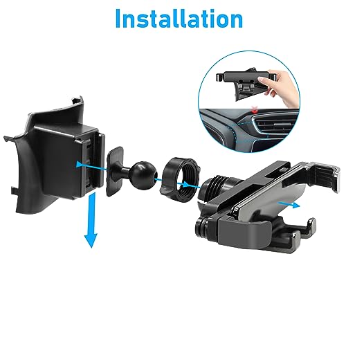 for Honda CRV Phone Holder Mount Air Vent 2017-2021,Black,1PC - size: 2017-2021 CRV Phone Holder