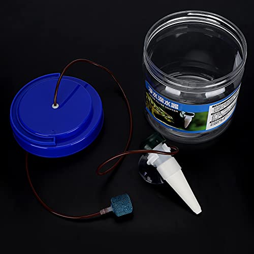 Reptile Water Dripper Kit, Reptile Drinking Feeder with Filtering Effect Easy Controlling Drip Rate Suitable for Geckos Lizards 1300ML Water Storage Bottle