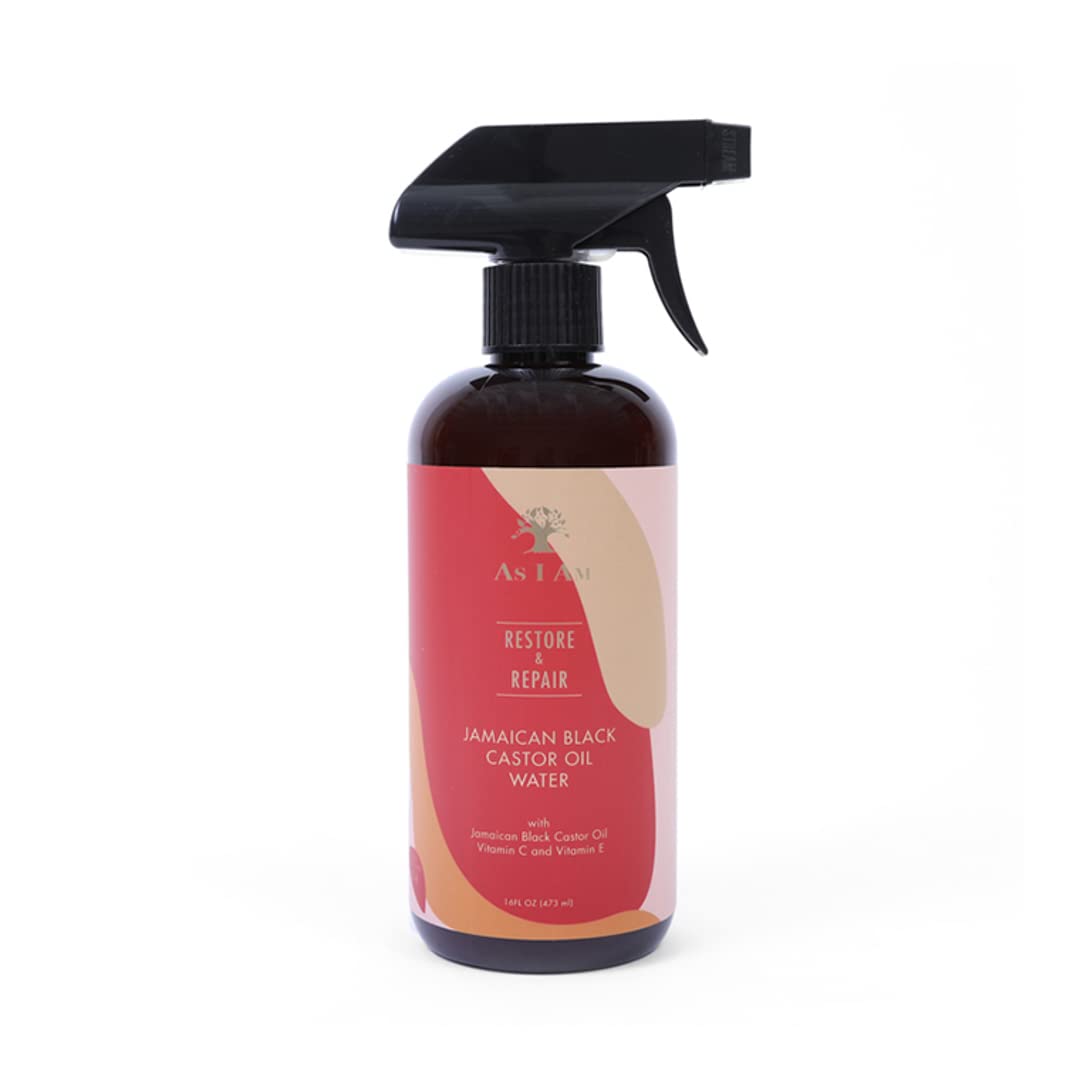 As Am Jbco Water 16 Oz - Nano Curl Strengthener - Moisturizes And Detangles - Anti-Frizz - Increases Fiber Strength - Enriched W