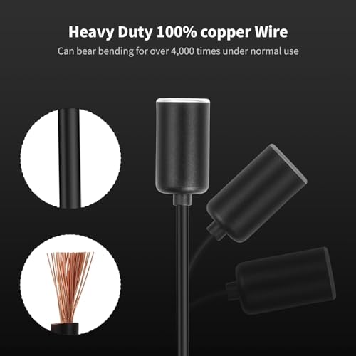 USB A Male to 12V/18W Cigarette Lighter Socket Adapter Power Cable for Radar Detector, Dash Cam, GPS, Car Led Light Strips-1M/3.3FT - color: USB A-1m