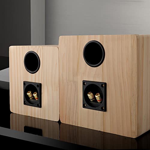 Facmogu 2PCS 2.2 Inch 2-Way Speaker Box Terminal Cup with Banana Plugs - color: 2-way Square