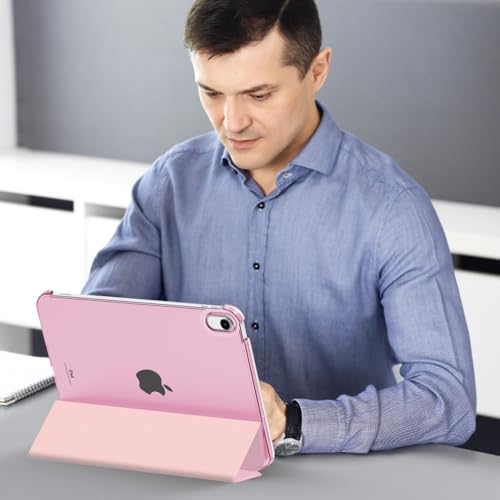MoKo for iPad (A16) 11th Generation Case, iPad 10th Gen Case, Flowers Pink - color: 4-Flowers Pink