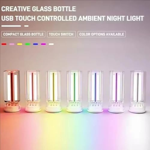 USB Night Light, Ambient Lighting car Led Light, led Light Bulb with Flexible Neck Plug in USB Automotive Night Light,for Car (Warm) - color: Warm