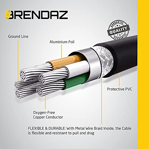 BRENDAZ Mini USB Cable (2 Pack) Durable USB Mini to USB Charging Cord & Data Transfer Compatible with GoPro HERO4 Hero 3+, Garmin GPS, TI-84 Plus, TI84 Calculator, Dash Cam, Camera, Mic's (3-Feet) - size: 3-Feet, style: 2-Pack