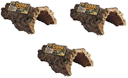 Zoo Med Natural Cork Rounds Medium (7"-10" Long) (3)