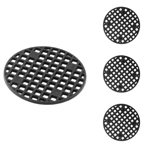 Bivethoi 100pcs Plant Pot Mesh Hole Cover Bonsai Drainage Mesh Insert, Flower Pot Hole Mesh Pad Bottom Grid Mat, Round Mesh Screen Pot Bottom Gasket for Garden Prevent Soil Loss (1.8" / 45mm, Black) - color: Black, size: 100pcs