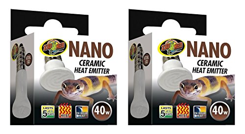 Zoo Med (2 Pack) Labs 40W Nano Ceramic Heat Emitter