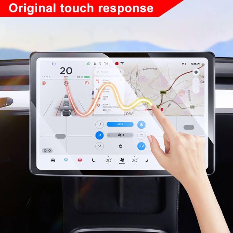 i-Tensodo 3 Pack Universal Trimmable High Definition Screen Protector for All Smart Navigation, Anti Scratch, HD Clear Screen Protector Film, Sizes: 8.07 x 7.08 inches